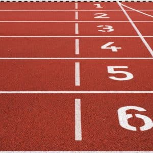 Números pista carreras