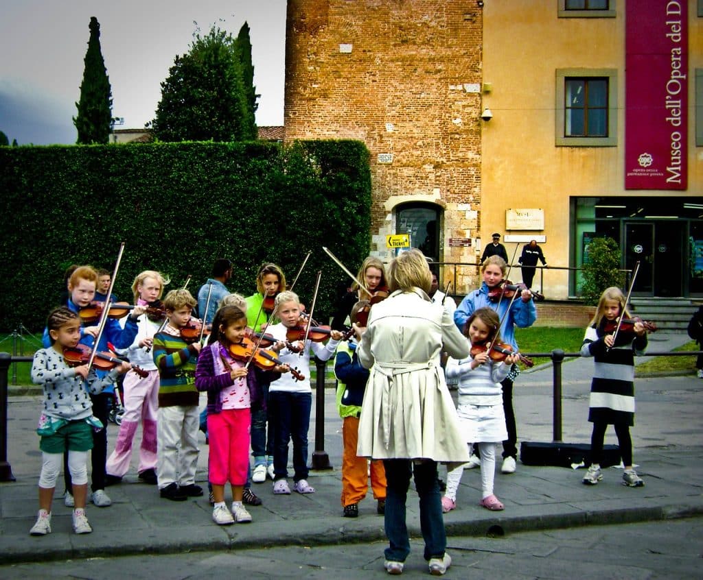Niños violín 
