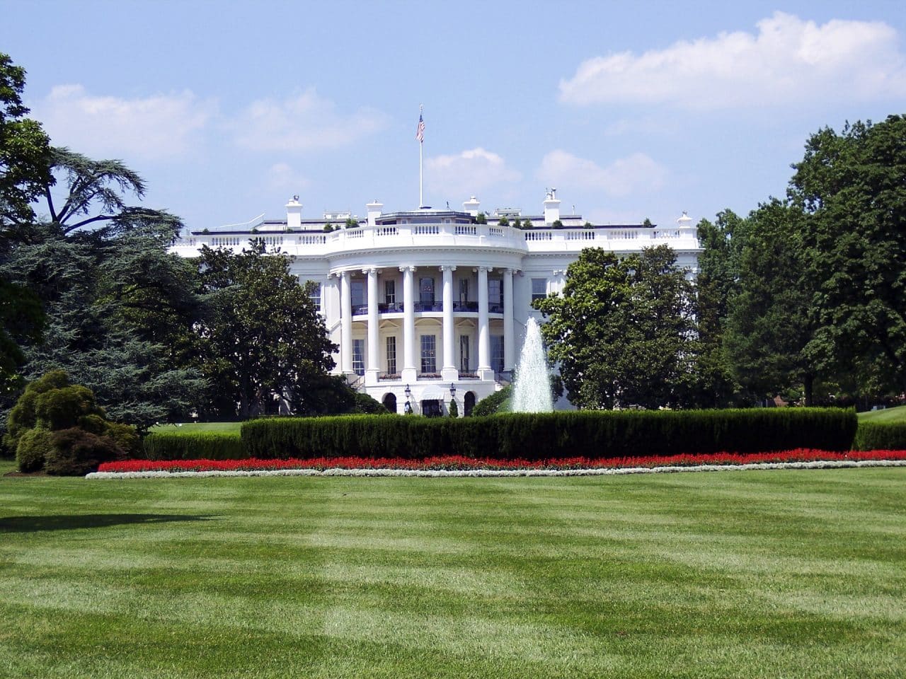 La Casa Blanca, símbolo del Estado norteamericano. 
