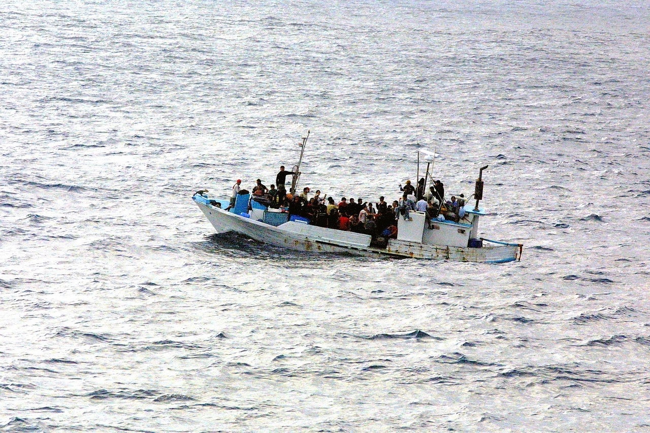 Migrantes barco