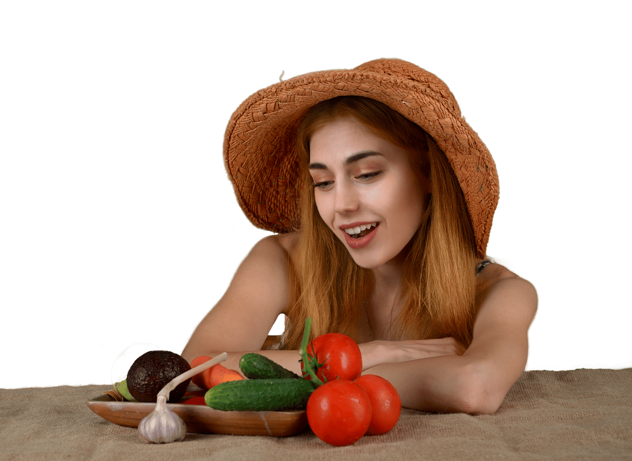 Masa corporal mujer verduras dieta