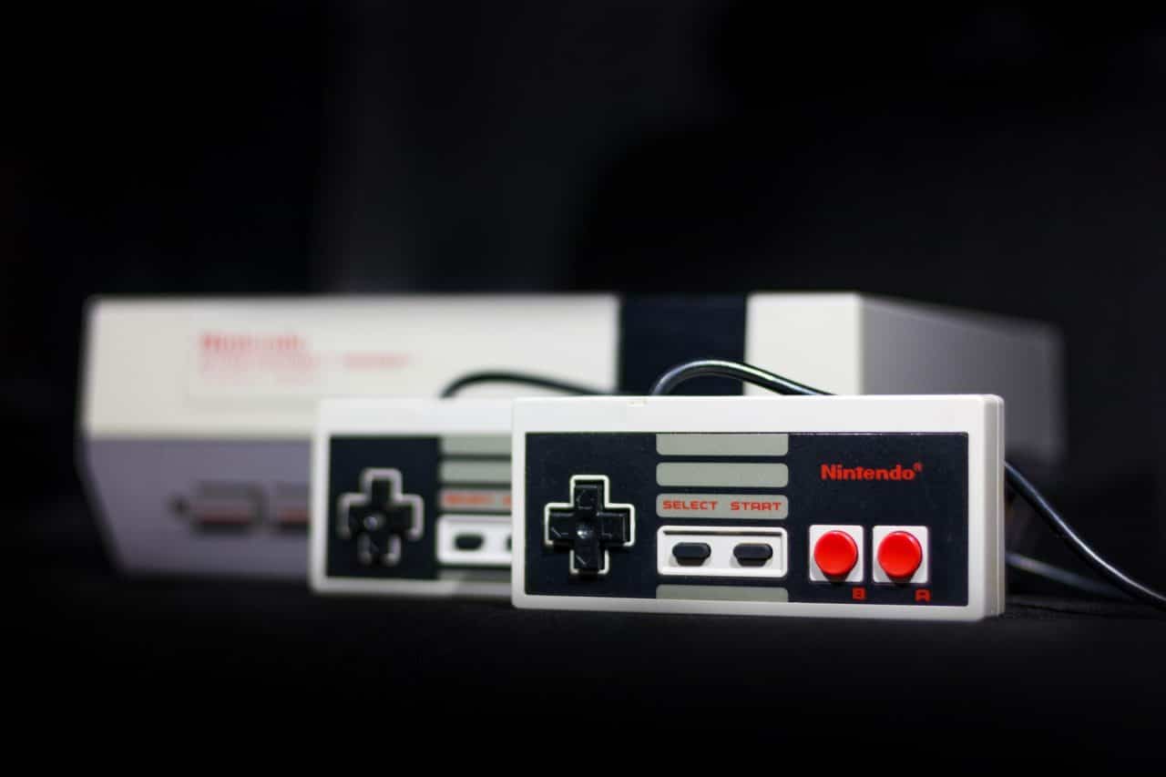 Nintendo NES, consola de 8 bits. 