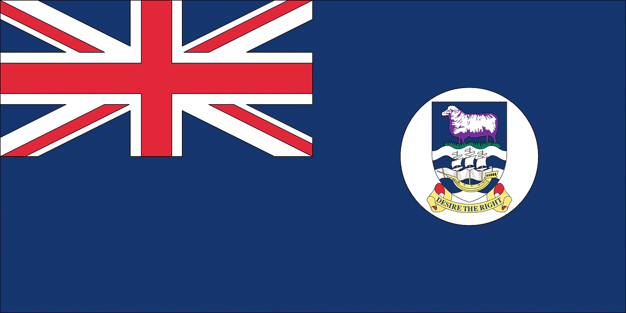 Islas Malvinas bandera Falklands