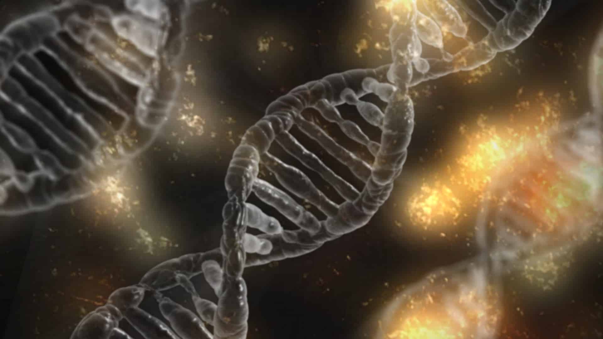 ADN cadena gen microscopio