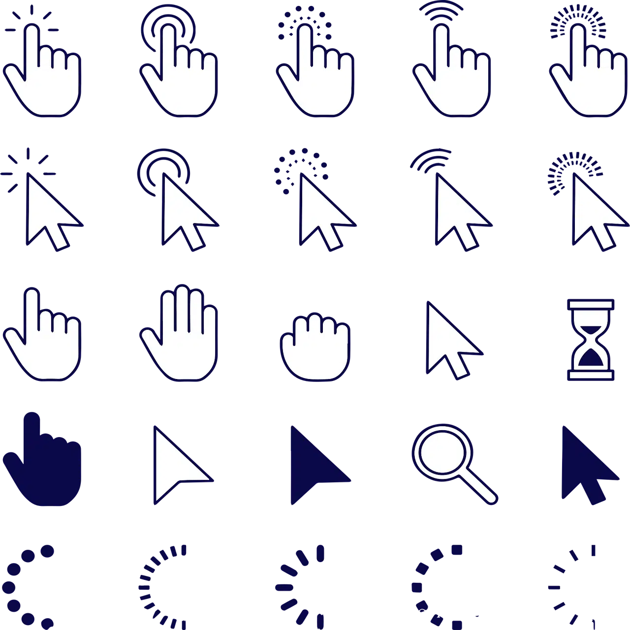Multimedia interactiva, usuarios, cursor.