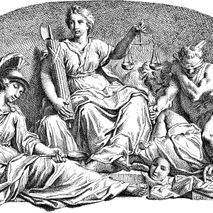 Alegoría, justicia.