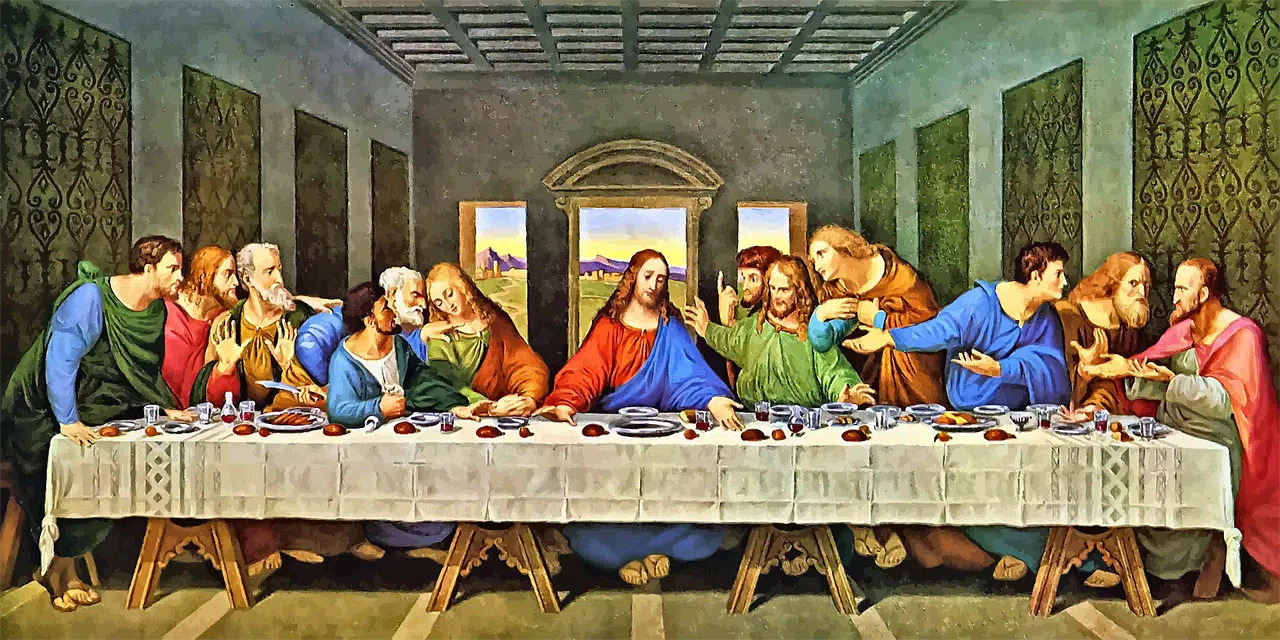 Arte pictórico, alegoría, metáfora, última cena. 