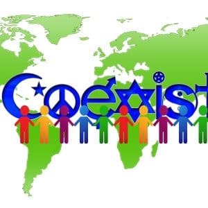 Coexistencia, coexist, religiones