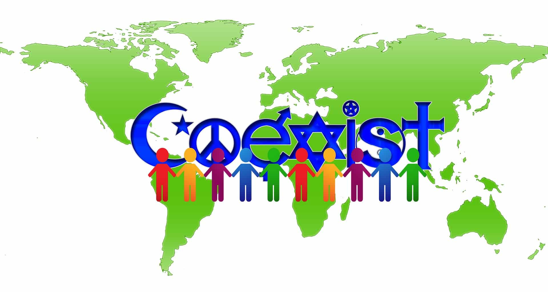 Coexistencia, coexist, religiones
