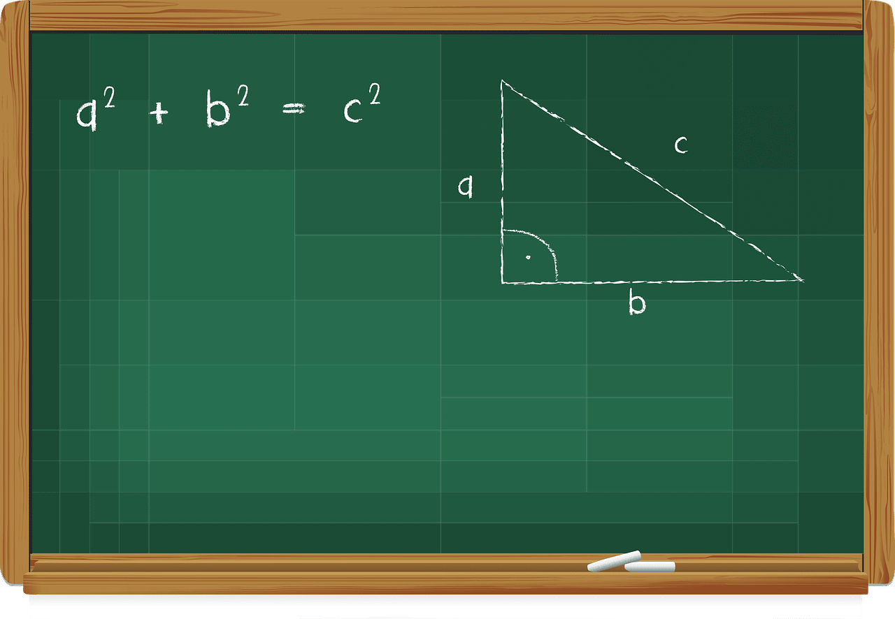Teorema de Pitágoras. 