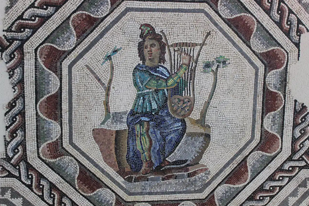Oda, mosaico de poeta lírico