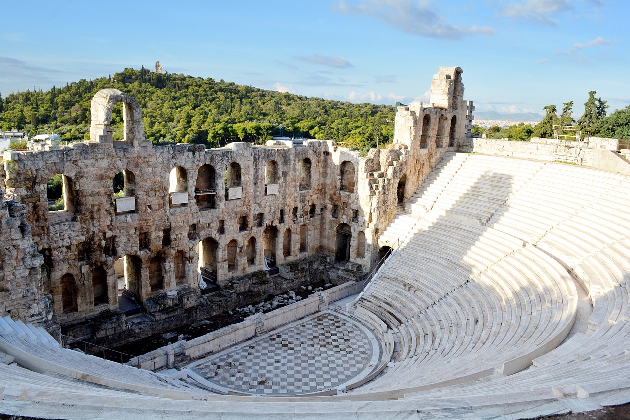 Anfiteatro griego en donde se representaban las obras más importantes de la antigüedad