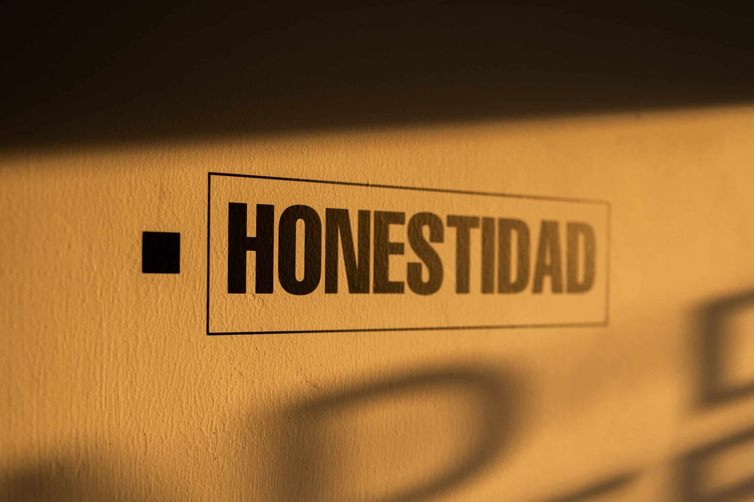 Transparencia y honestidad